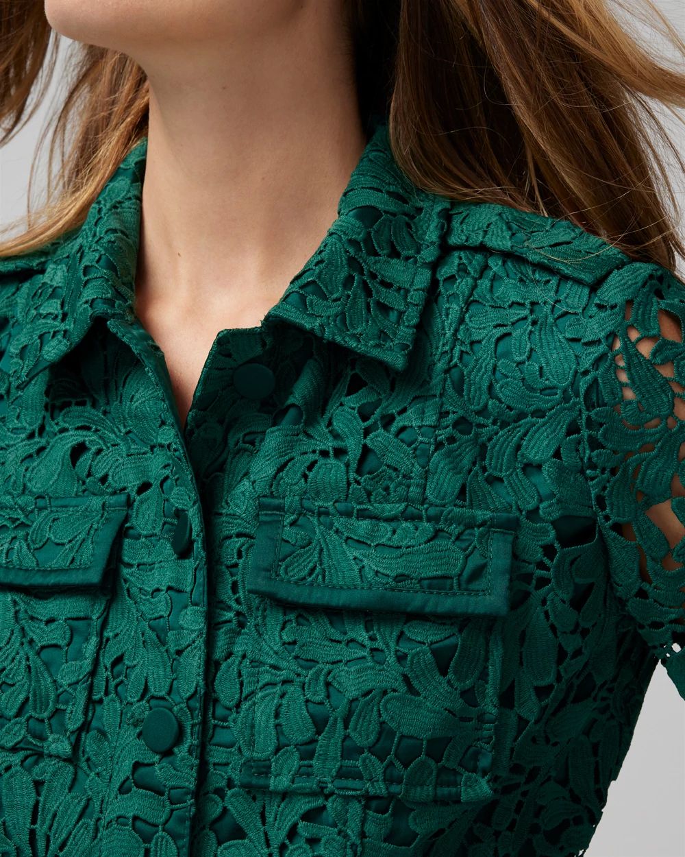 Lace Pocket Jacket